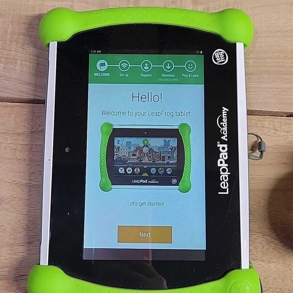 Green and Blue Tablet Accessory